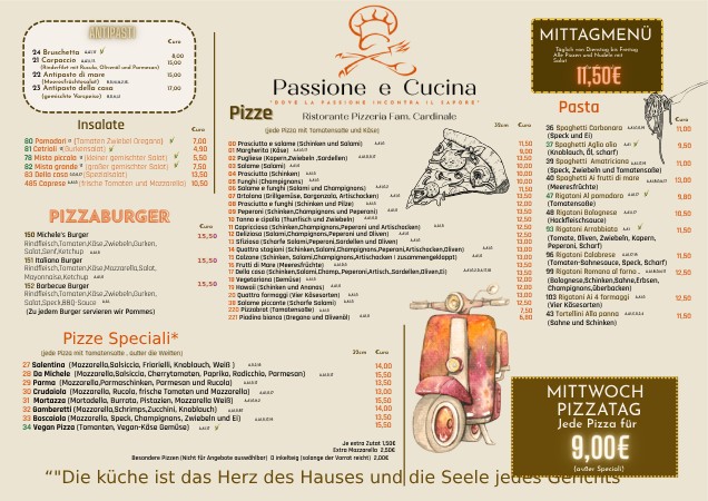 Passione e Cucina, Unterer Auweg 12, 86169 Augsburg, Tel: 0821-99880536